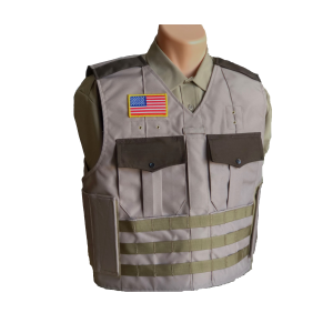 Custom Load Bearing Vest with Molle on Bottom Half and Drag Strap on Back | BCE-CUSTOM-HALF-MOLLE Springfield MN PD PO Order